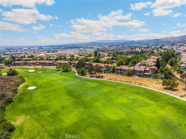 17286 Coriander Ct, Yorba Linda, CA 92886 - aerial view of residential area with a mountainous background and a golf club