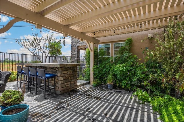 17286 Coriander Ct, Yorba Linda, CA 92886 - view of patio featuring a pergola
