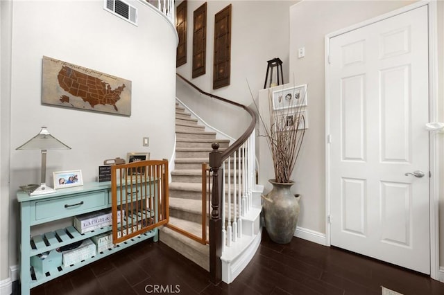 17286 Coriander Ct, Yorba Linda, CA 92886 - stairs with wood finished floors and baseboards