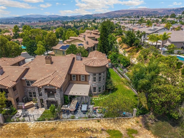 17286 Coriander Ct, Yorba Linda, CA 92886 - aerial view of residential area with a mountainous background