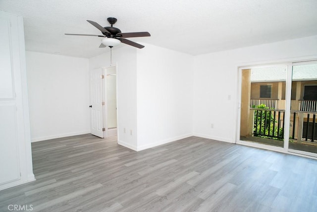 8131 Canby Ave Unit 5, Reseda, CA 91335 - spare room featuring wood finished floors and a ceiling fan