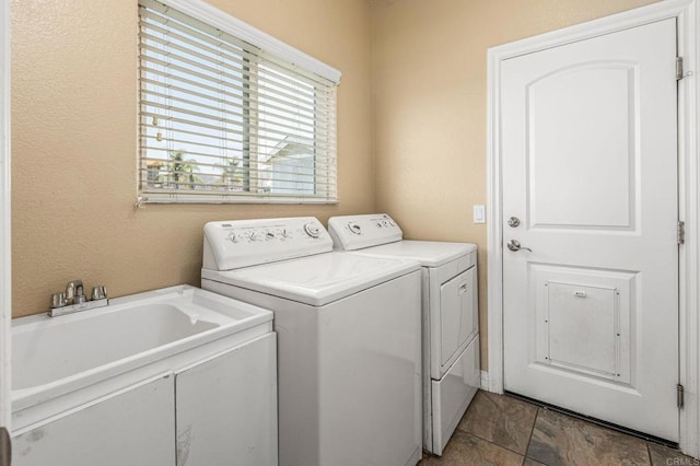 14694 Chaparral Slope Rd, Jamul, CA 91935 - washroom featuring washing machine and clothes dryer