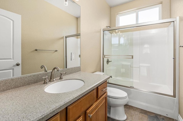 14694 Chaparral Slope Rd, Jamul, CA 91935 - bathroom featuring vanity and combined bath / shower with glass door