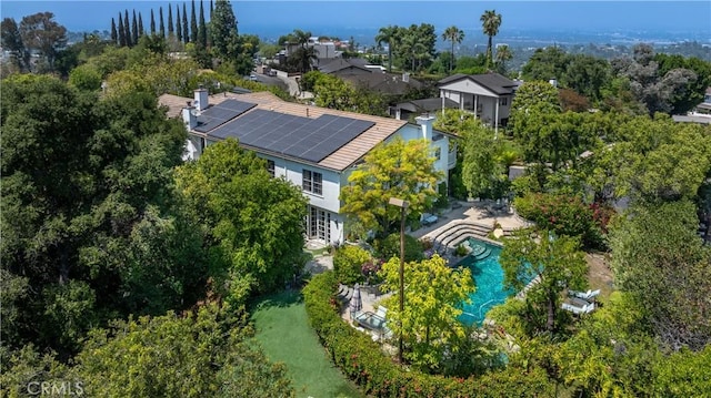 3541 Westfall Dr, Encino, CA 91436 - aerial view of a pool