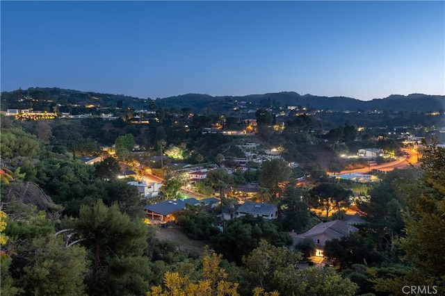 3541 Westfall Dr, Encino, CA 91436 - view of mountain backdrop featuring a heavily wooded area