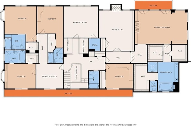 3541 Westfall Dr, Encino, CA 91436 - view of floor plan / room layout