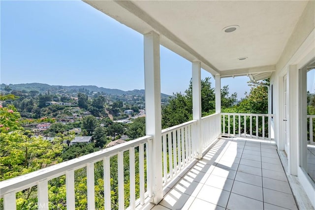 3541 Westfall Dr, Encino, CA 91436 - balcony featuring a mountain view
