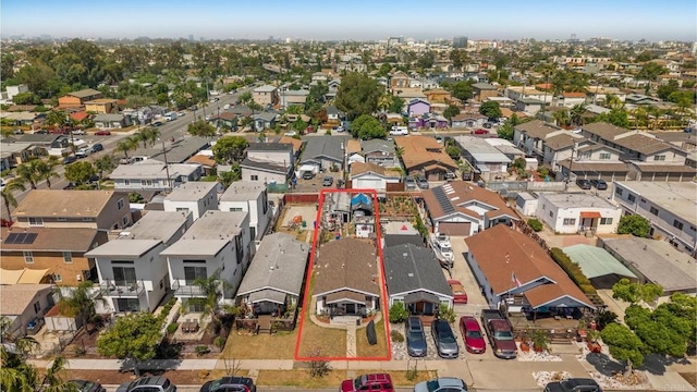 3728 Cherokee Ave, San Diego, CA 92104 - aerial view of residential area featuring property parcel outlined