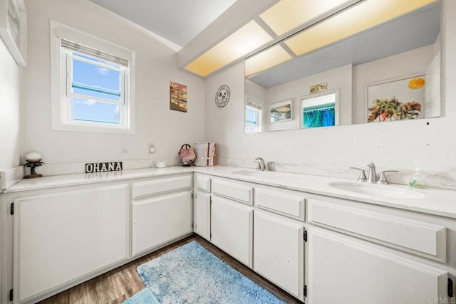 3204 Via Caliente Del Sol, Jamul, CA 91935 - full bath featuring double vanity and wood finished floors