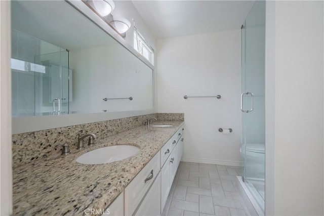 2239 Maystone Pl, Rowland Heights, CA 91748 - bathroom featuring a stall shower and double vanity