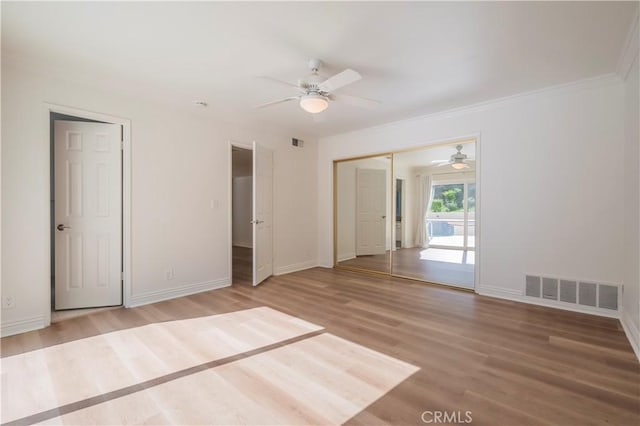 2239 Maystone Pl, Rowland Heights, CA 91748 - empty room featuring a ceiling fan and wood finished floors