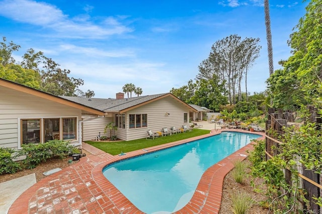 4678 Sun Vly, Del Mar, CA 92014 - view of pool with a patio