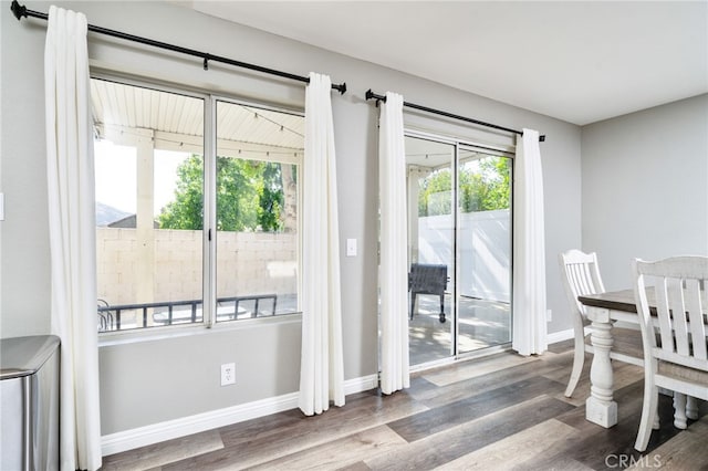 11718 Lucena Ave, Fontana, CA 92337 - dining room with healthy amount of natural light and wood finished floors