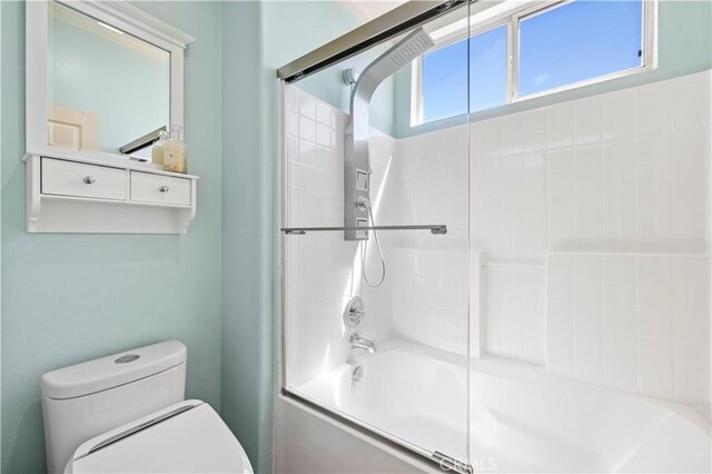 29508 Alyssum Ln, Canyon Country, CA 91387 - bathroom with combined bath / shower with glass door and toilet