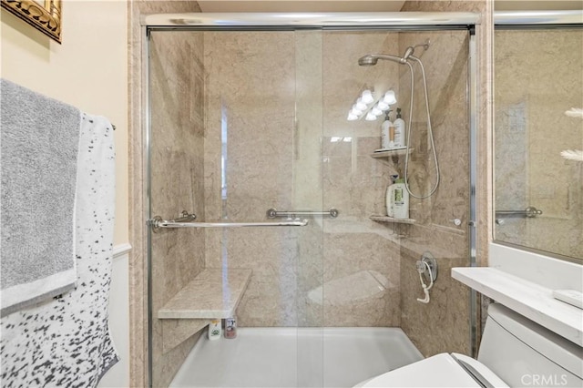 29508 Alyssum Ln, Canyon Country, CA 91387 - bathroom featuring a stall shower and toilet