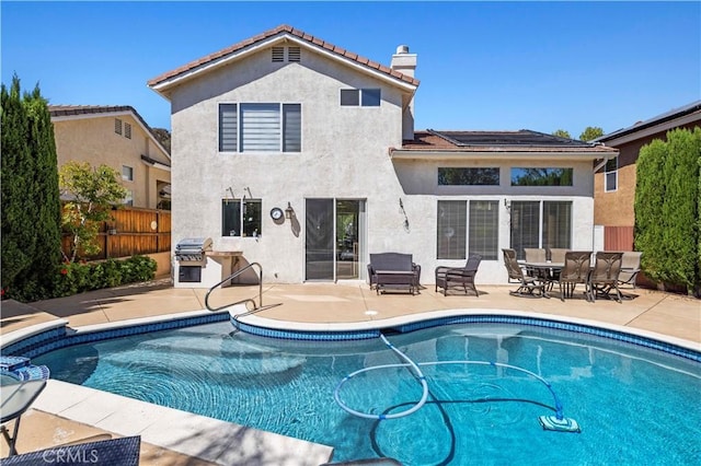 29508 Alyssum Ln, Canyon Country, CA 91387 - outdoor pool featuring a patio area and a grill