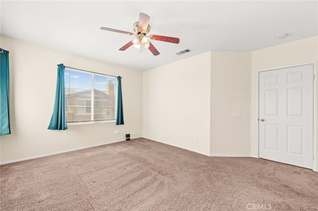 39719 Princeton Way Unit C, Murrieta, CA 92563 - unfurnished room featuring carpet flooring, ceiling fan, and a smoke detector