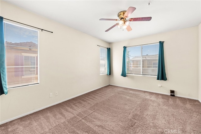 39719 Princeton Way Unit C, Murrieta, CA 92563 - carpeted spare room with a ceiling fan and a pendent fire sprinkler