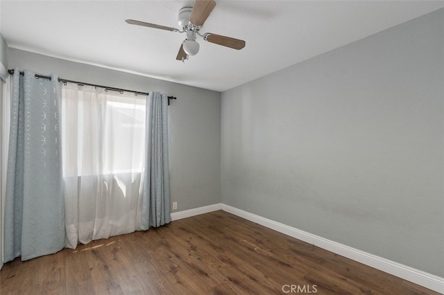 1329 S St Malo St, West Covina, CA 91790 - spare room featuring ceiling fan and wood finished floors