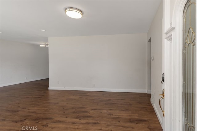 1329 S St Malo St, West Covina, CA 91790 - spare room featuring dark wood-style floors and baseboards