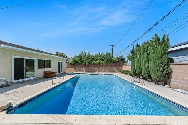 1329 S St Malo St, West Covina, CA 91790 - view of swimming pool with a fenced backyard and a patio area