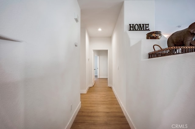 8550 Rolling Hills Dr, Corona, CA 92883 - hall featuring wood finished floors and recessed lighting