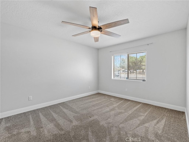 15679 Tuscola Rd, Apple Valley, CA 92307 - carpeted empty room featuring a ceiling fan and a textured ceiling