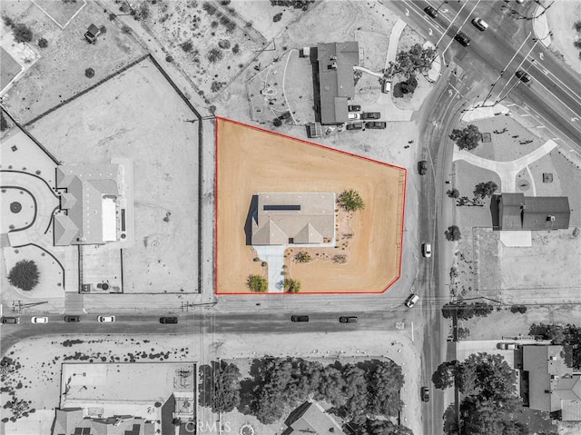 15679 Tuscola Rd, Apple Valley, CA 92307 - view of property location featuring property parcel outlined