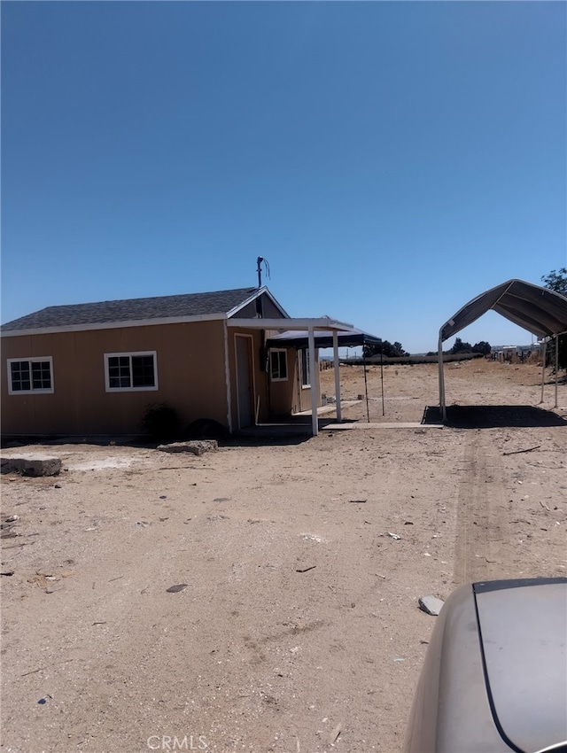 35021 Birch Rd, Barstow, CA 92311 - rear view of property with covered porch