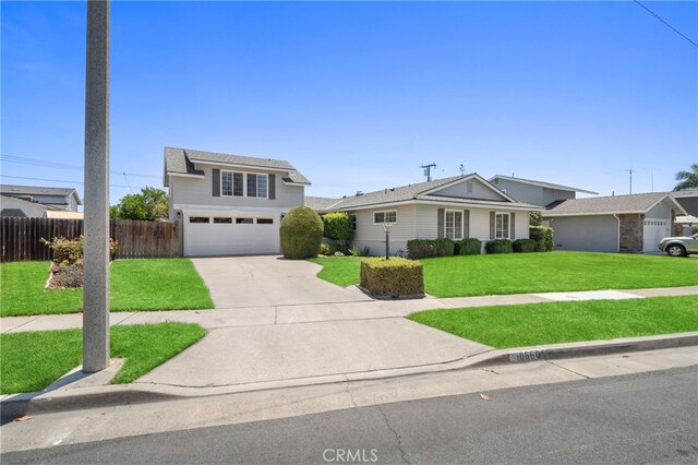 16660 Spruce Cir, Fountain Valley, CA 92708 - traditional-style house with driveway and a garage