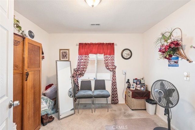26866 Oakmont Dr, Menifee, CA 92586 - sitting room featuring light colored carpet and baseboards