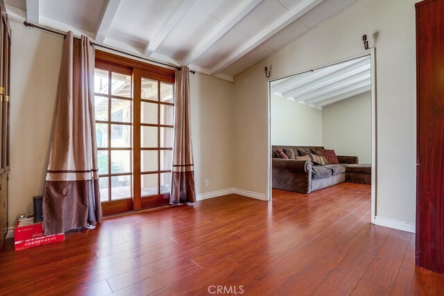 20606 Skouras Dr, Winnetka, CA 91306 - unfurnished room featuring plenty of natural light and wood finished floors