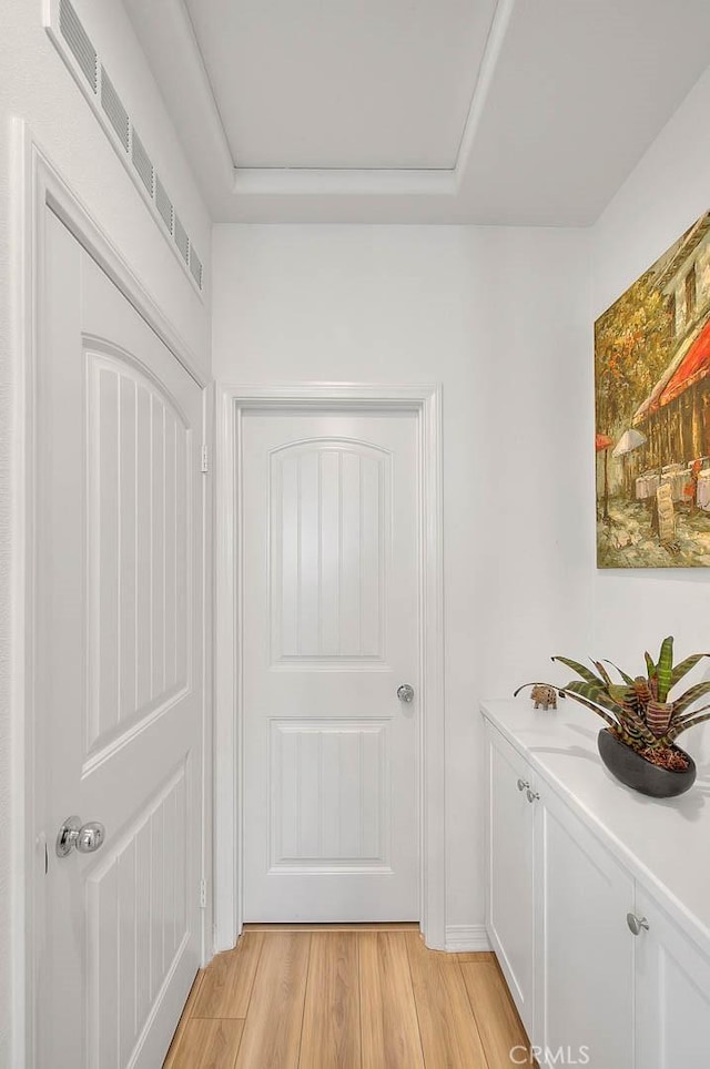 16502 Casa Grande Ave Unit 413, Fontana, CA 92336 - hall featuring light wood finished floors