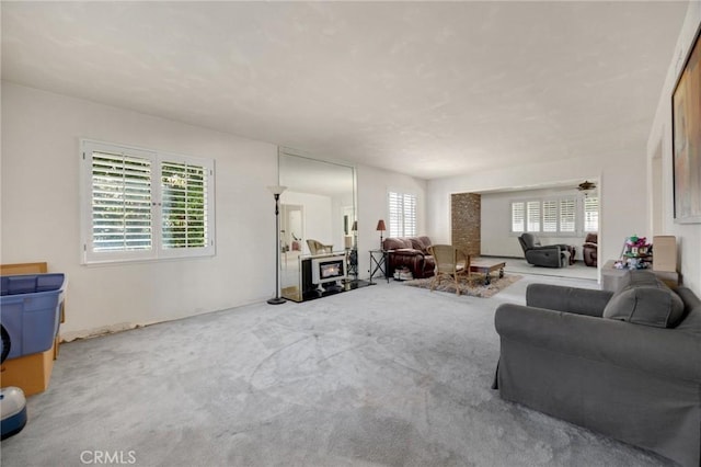 1411 Woodcrest Ave, La Habra, CA 90631 - view of carpeted living room