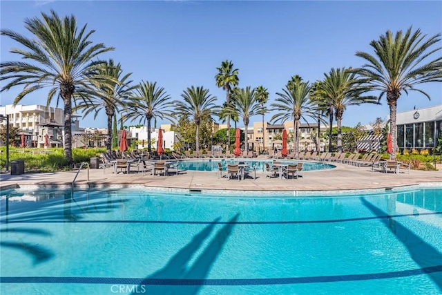 13028 Central Ave Unit 202, Hawthorne, CA 90250 - community pool featuring a patio