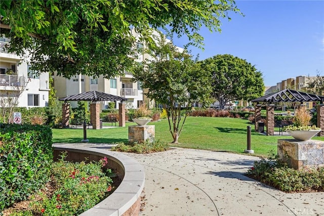 13028 Central Ave Unit 202, Hawthorne, CA 90250 - view of community with a gazebo and a yard