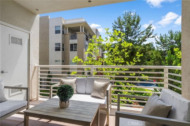 13028 Central Ave Unit 202, Hawthorne, CA 90250 - balcony featuring an outdoor living space