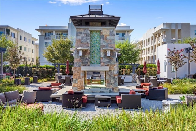 13028 Central Ave Unit 202, Hawthorne, CA 90250 - view of property's community featuring an outdoor hangout area and a patio