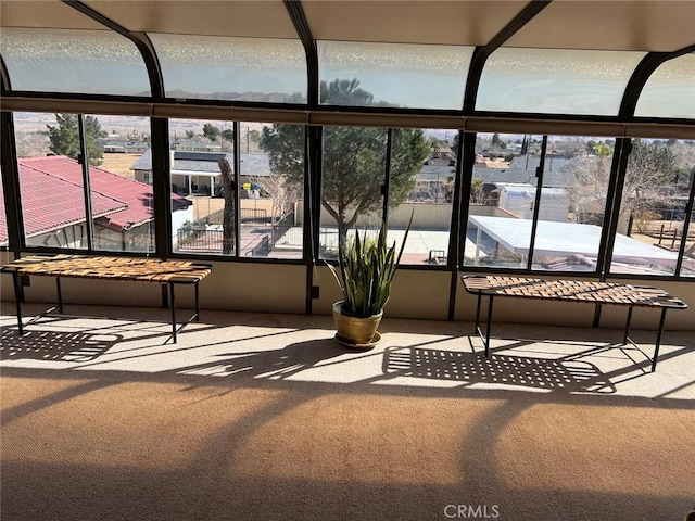 9535 Timberlane Ave, Hesperia, CA 92345 - unfurnished sunroom featuring healthy amount of natural light