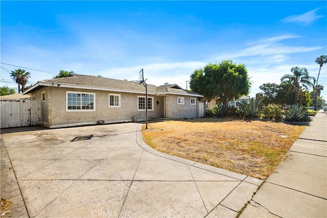 1811 Elaine St, Pomona, CA 91767 - ranch-style house with stucco siding and a patio area