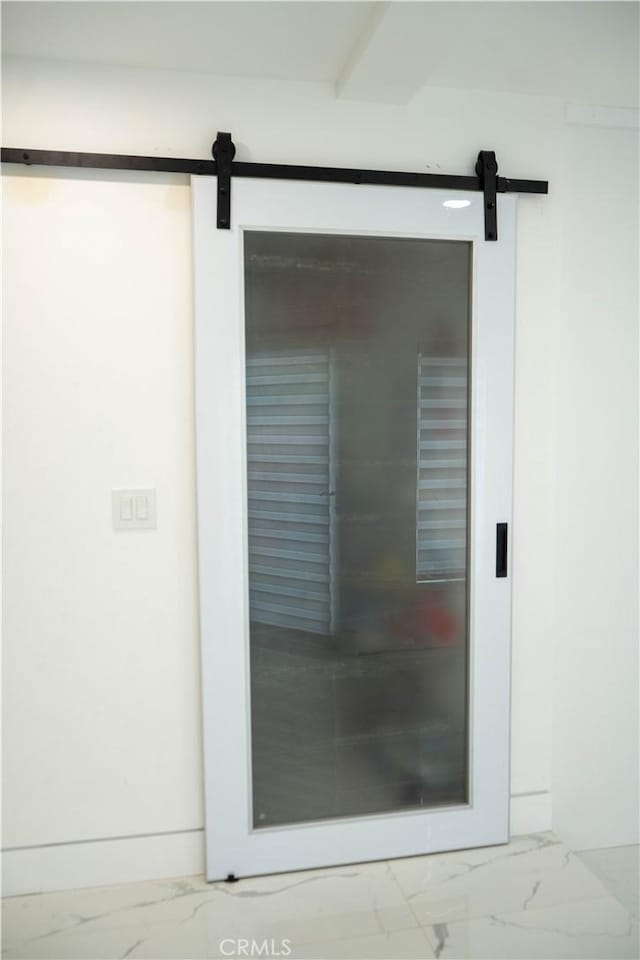9359 Cecilia St, Downey, CA 90241 - detailed view of a barn door