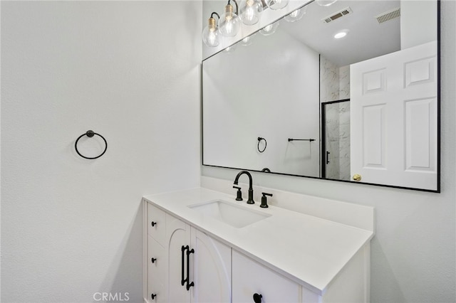 3 Kyle Ct, Ladera Ranch, CA 92694 - bathroom featuring vanity and a shower stall