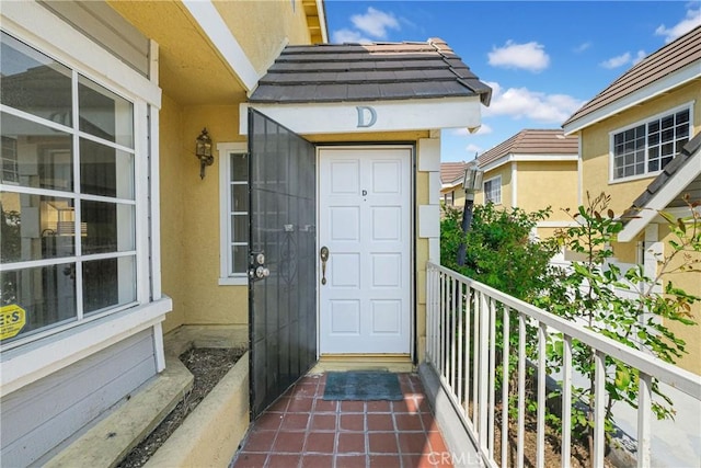 519 Sefton Ave Unit D, Monterey Park, CA 91755 - doorway to property with stucco siding