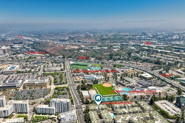9263 Regents Rd Unit B106, La Jolla, CA 92037 - aerial view of property and surrounding area featuring nearby urban area