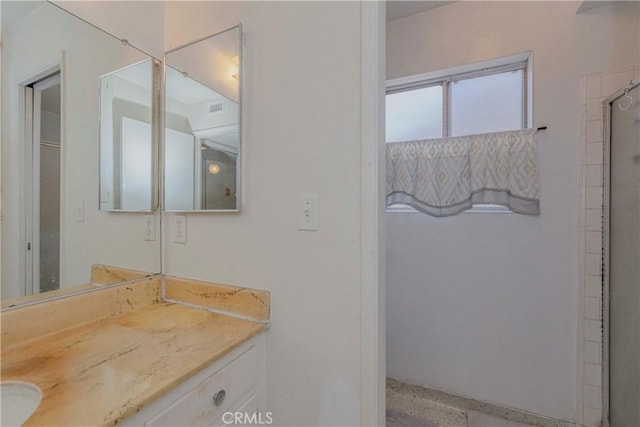 2033 W 169th Pl, Torrance, CA 90504 - bathroom featuring vanity and speckle patterned floor
