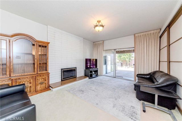 2033 W 169th Pl, Torrance, CA 90504 - carpeted living area featuring a large fireplace