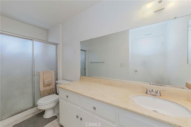 2033 W 169th Pl, Torrance, CA 90504 - bathroom featuring vanity, a shower stall, and tile patterned flooring