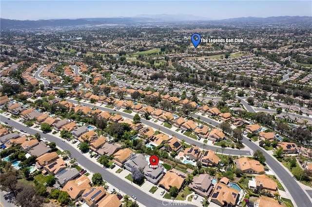 31794 Corte Rosario, Temecula, CA 92592 - aerial view of property and surrounding area with a mountainous background