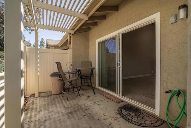7000 Saranac St Unit 54, La Mesa, CA 91942 - view of patio / terrace featuring a pergola