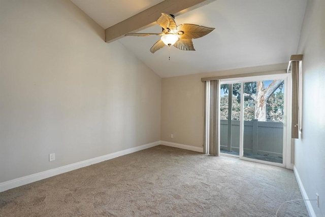 7000 Saranac St Unit 54, La Mesa, CA 91942 - carpeted empty room featuring ceiling fan and baseboards